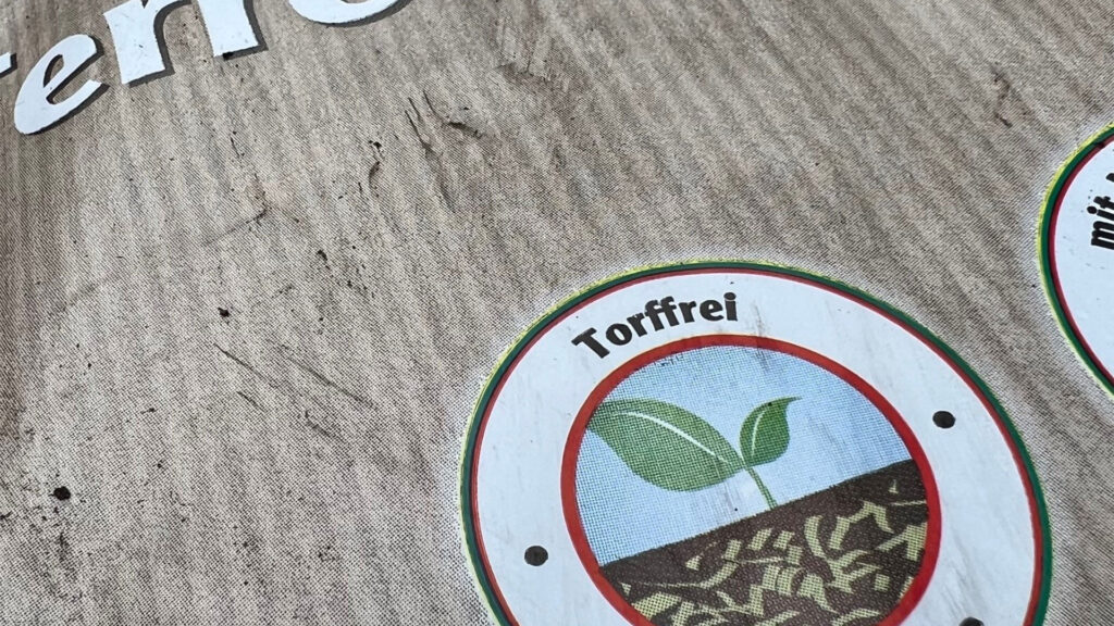 Deshalb sollte man nur torffreie Erden verwenden